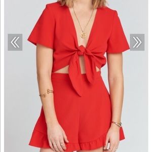 SHOW ME YOUR MUMU NWT Rivera romper